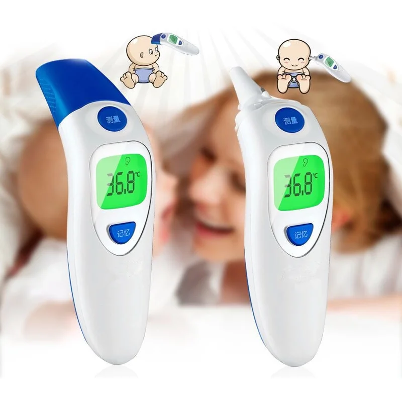 Muti-fuction Baby Adult Digital Thermometer Infrared Forehead Thermometer Gun Non-contact Body Temperature Measurement Device
Muti-fuction Baby Adult Digital Thermometer Infrared Forehead Thermometer Gun Non-contact Body Temperature Measurement Device