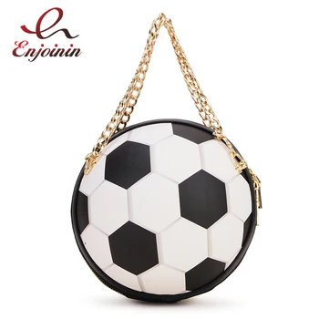Fun Novel Football Design Young Girls Casual Shoulder Bag Purses and Handbags Crossbody Bag Totes Women Round Pu Leather Bag
Fun Novel Football Design Young Girls Casual Shoulder Bag Purses and Handbags Crossbody Bag Totes Women Round Pu Leather Bag