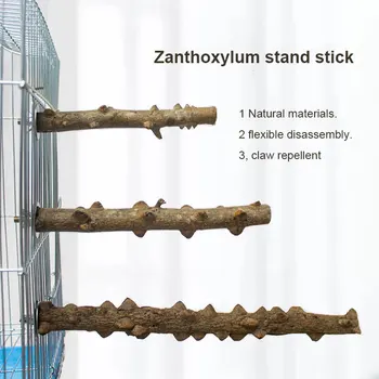 Parrot Supplies Bird Grinding Claw Stick Prickly Ash Wood Stand Bar Bird Frosting Bird Grinding Rod Bird Cage Perch Stand Holder
Parrot Supplies Bird Grinding Claw Stick Prickly Ash Wood Stand Bar Bird Frosting Bird Grinding Rod Bird Cage Perch Stand Holder