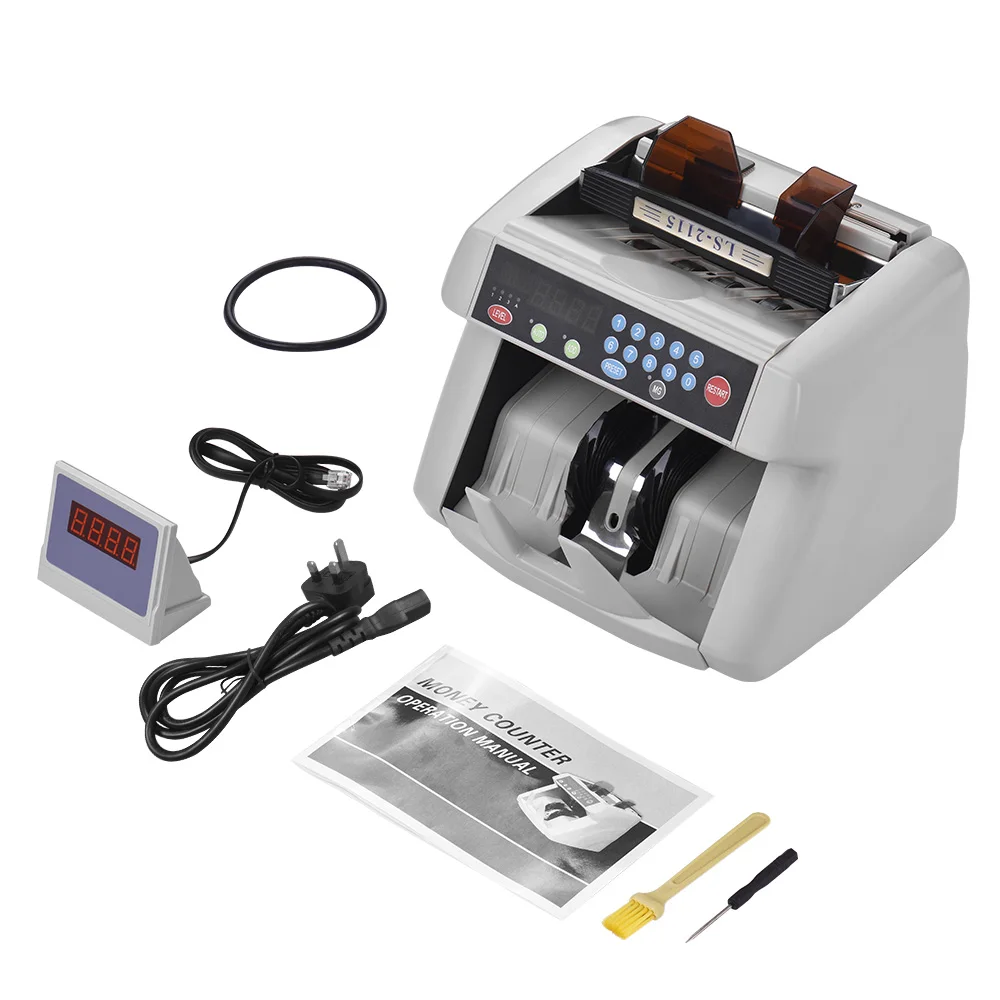 Professional Multi-Currency Bill Counter Automatic Money Counting Machine Cash Currency Banknote Detector Fast Count
Professional Multi-Currency Bill Counter Automatic Money Counting Machine Cash Currency Banknote Detector Fast Count