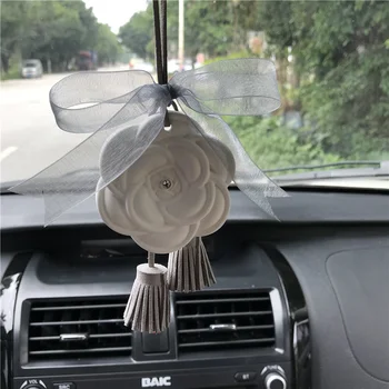 Creative car pendant aromatherapy gypsum Camellia perfume interior adorable wardrobe fragrance long lasting solid 
Creative car pendant aromatherapy gypsum Camellia perfume interior adorable wardrobe fragrance long lasting solid
