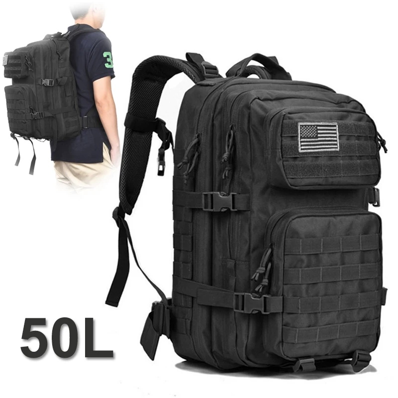 Canvas Military Tactical Backpack Travel 50L Outdoor Large Bagpack Men For Sport Hiking Camping Hunting Mountaineering Climbing
Canvas Military Tactical Backpack Travel 50L Outdoor Large Bagpack Men For Sport Hiking Camping Hunting Mountaineering Climbing