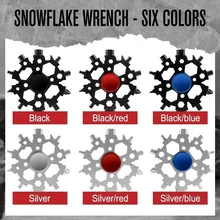 1 pc Multifunctional snowflake wrench octagonal shape multi purpose outdoor portable tool 23 in one multifunctional wrench
1 pc Multifunctional snowflake wrench octagonal shape multi purpose outdoor portable tool 23 in one multifunctional wrench