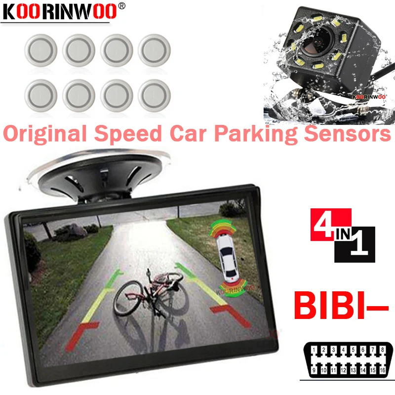 Koorinwoo Original Electromagnetic Video Parking Sensor Alert Indicator Probe Parking System With TFT 5" Monitor Parking Camera
Koorinwoo Original Electromagnetic Video Parking Sensor Alert Indicator Probe Parking System With TFT 5" Monitor Parking Camera