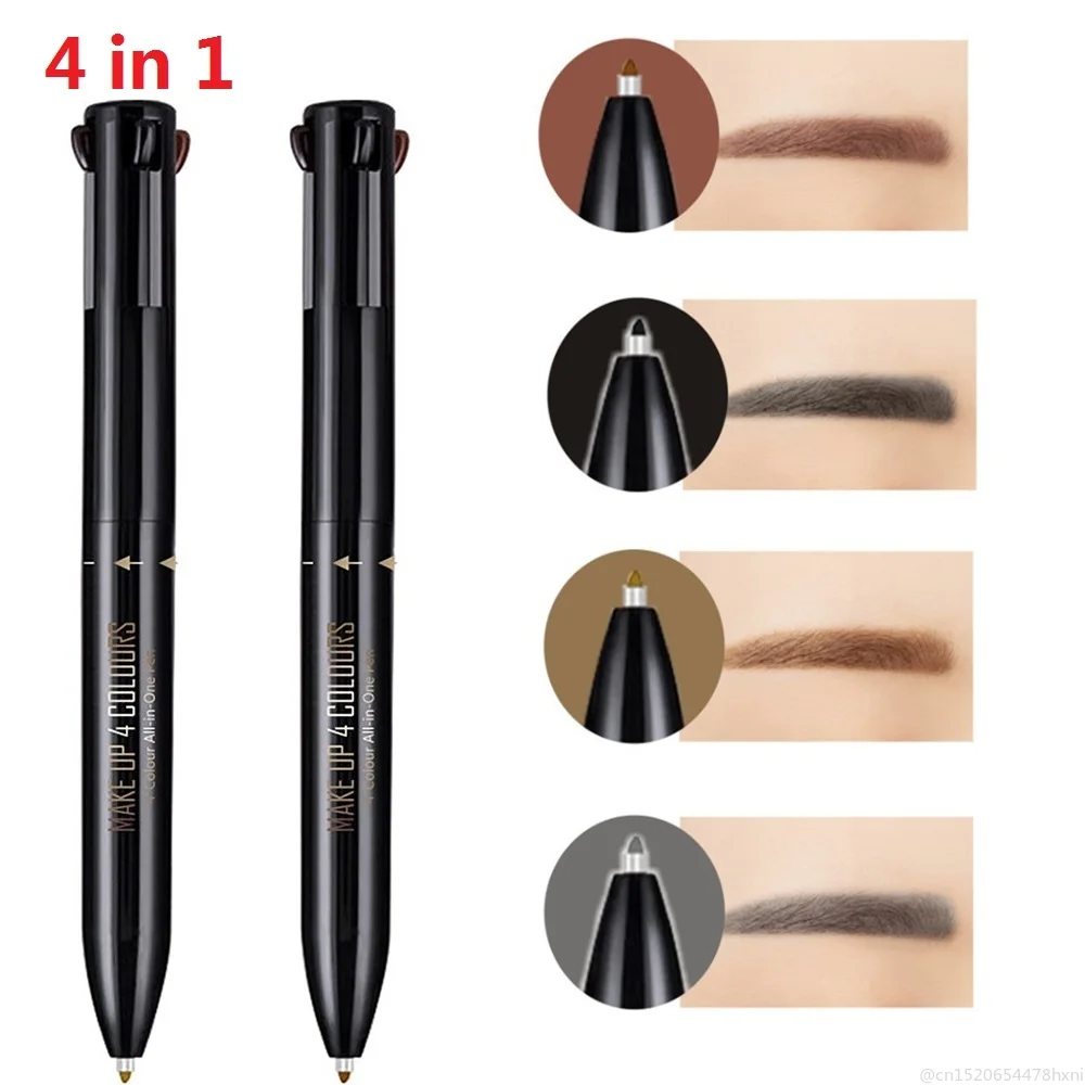 4 Color In 1 Eyebrow Pencil Cosmetics Natural Long-lasting Coffee Grey Brown Black Eyebrow Pencil Waterproof Eye Makeup Tool
4 Color In 1 Eyebrow Pencil Cosmetics Natural Long-lasting Coffee Grey Brown Black Eyebrow Pencil Waterproof Eye Makeup Tool