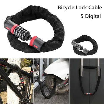 5 Digital Cycling Password Lock MTB Road Bike Chain Anti-theft Lock Ultra-light Portable Lock Bicycle Safety Stable Accessories
5 Digital Cycling Password Lock MTB Road Bike Chain Anti-theft Lock Ultra-light Portable Lock Bicycle Safety Stable Accessories