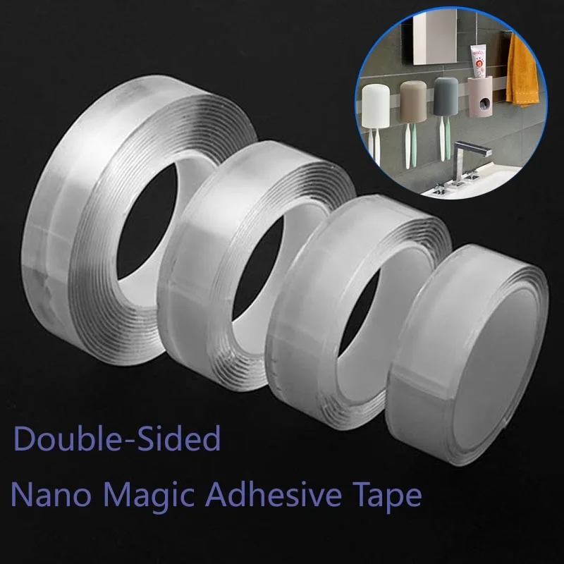 Double-Sided Tape Nano Magic Tape Traceless Adhesive Gekkotape Removable Super Sterke Dubbelzijdige Wasbare Tape Gecko tape
Double-Sided Tape Nano Magic Tape Traceless Adhesive Gekkotape Removable Super Sterke Dubbelzijdige Wasbare Tape Gecko tape