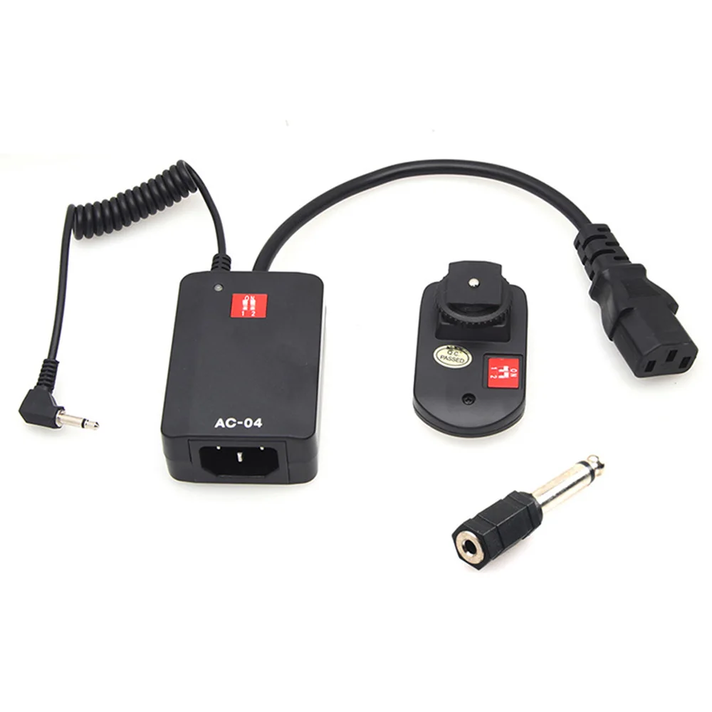 4 Channels Wireless Radio Flash Trigger Transmitter with 3.5mm to 6.35mm Adapter for Photography Studio Light Accessaries | Электроника