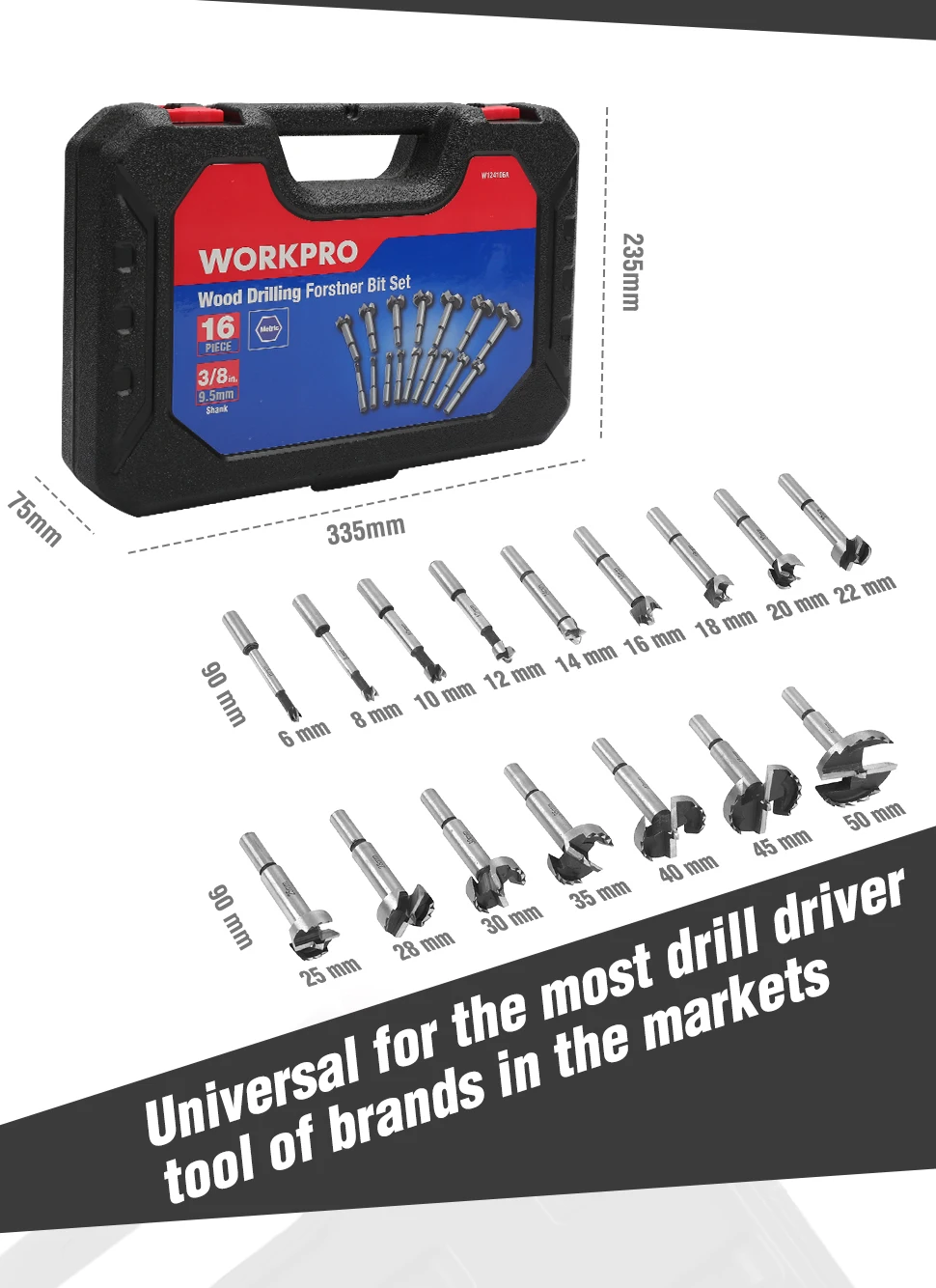 40CR Steel Woodworking Hole Saw Drill Bit Set 40CR Steel Woodworking Hole Saw Drill Bit Set