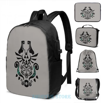 Funny Graphic print Legend of Zelda (mashup) USB Charge Backpack men School bags Women bag Travel laptop bag
Funny Graphic print Legend of Zelda (mashup) USB Charge Backpack men School bags Women bag Travel laptop bag