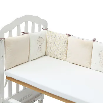 6PCS/set Bed-Bumpers Cribs Toddler Baby Soft Crib Bumper Infant Toddler Cotton Bed Cot Protector Nursery Bedding 
6PCS/set Bed-Bumpers Cribs Toddler Baby Soft Crib Bumper Infant Toddler Cotton Bed Cot Protector Nursery Bedding