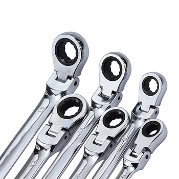 6Pcs/set activity adjustable Ratcheting Combination Spanner Wrench Sets Hand Tools Ratchet Handle Wrenches 8/9/10/11/12/13mm
6Pcs/set activity adjustable Ratcheting Combination Spanner Wrench Sets Hand Tools Ratchet Handle Wrenches 8/9/10/11/12/13mm