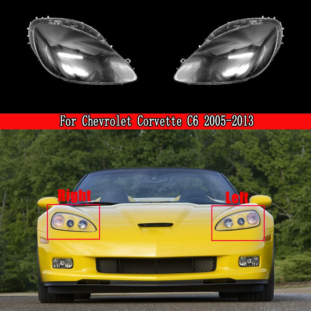 Car Front Headlight Lens Cover Lampshade Glass Lampcover Caps Headlamp Shell For Chevrolet Corvette C6 2005 ~ 2013
Car Front Headlight Lens Cover Lampshade Glass Lampcover Caps Headlamp Shell For Chevrolet Corvette C6 2005 ~ 2013