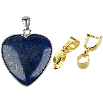 1x Heart Lapis Lazuli Gemstone Gem Necklace Pendant 1.22 inch & 50 Pcs Pinch Bail Clip Metal Clip DIY Jewelry
1x Heart Lapis Lazuli Gemstone Gem Necklace Pendant 1.22 inch & 50 Pcs Pinch Bail Clip Metal Clip DIY Jewelry