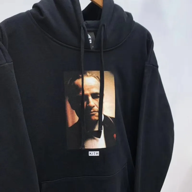 KITH The Godfather Hoodies Men Women High Quality Drawstring Sweatshirt KITH Embroidered Logo Thicken Pullover
KITH The Godfather Hoodies Men Women High Quality Drawstring Sweatshirt KITH Embroidered Logo Thicken Pullover