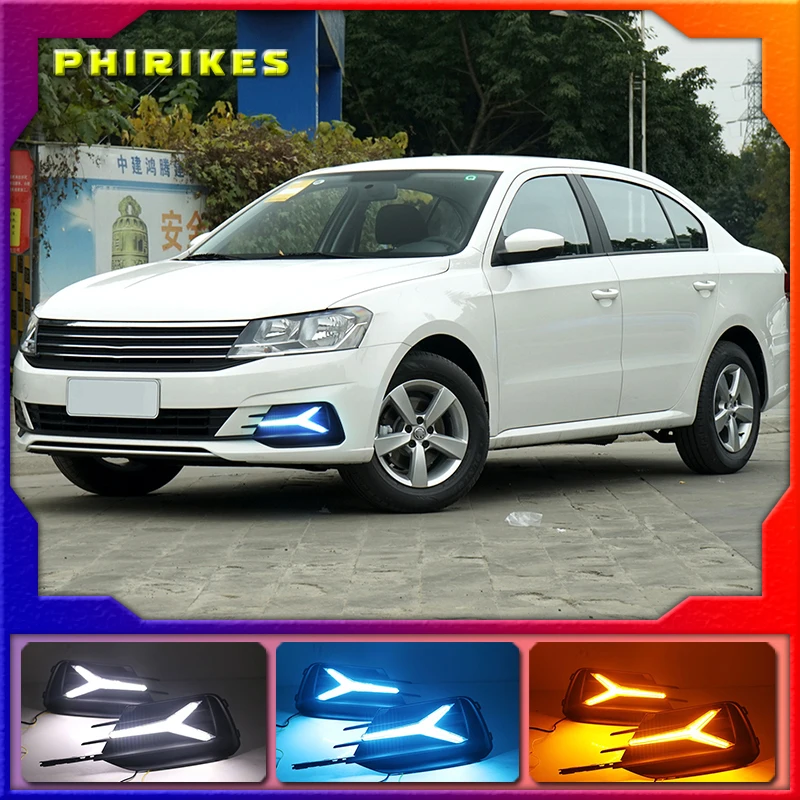 1 Pair LED DRL Daytime Running Light For Volkswagen VW Lavida 2019 with Yellow Trun Signal Light Blue Night Lamp
1 Pair LED DRL Daytime Running Light For Volkswagen VW Lavida 2019 with Yellow Trun Signal Light Blue Night Lamp