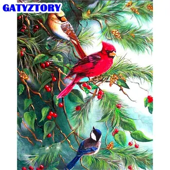 GATYZTORY Oil Paint By Numbers Kits For Adults Bird On Tree Animal Picture By Number HandPainted Modern Home Wall Decor Photo
GATYZTORY Oil Paint By Numbers Kits For Adults Bird On Tree Animal Picture By Number HandPainted Modern Home Wall Decor Photo