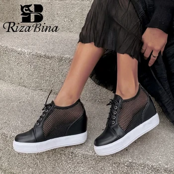 RIZABINA Women Sneaker Fashion Platform Heel Inside Shoes Women Cross Strap High Heel Shoes Casual Daily Footwear Size 32-43 
RIZABINA Women Sneaker Fashion Platform Heel Inside Shoes Women Cross Strap High Heel Shoes Casual Daily Footwear Size 32-43