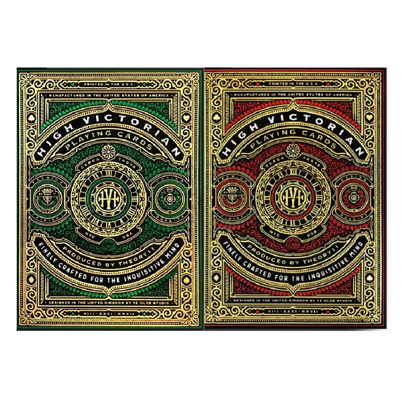 Theory 11 High Victorian Playing Cards Blue/Red Deck Poker Size USPCC Limited Edition Magic Card Games Magic Tricks Props
Theory 11 High Victorian Playing Cards Blue/Red Deck Poker Size USPCC Limited Edition Magic Card Games Magic Tricks Props