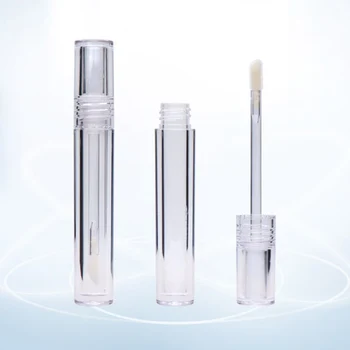 

New 5ml Empty Lip Glaze Tubes Full Transparent Mini Sample Vials Woman Cosmetic Packing Material Refillable Container DW