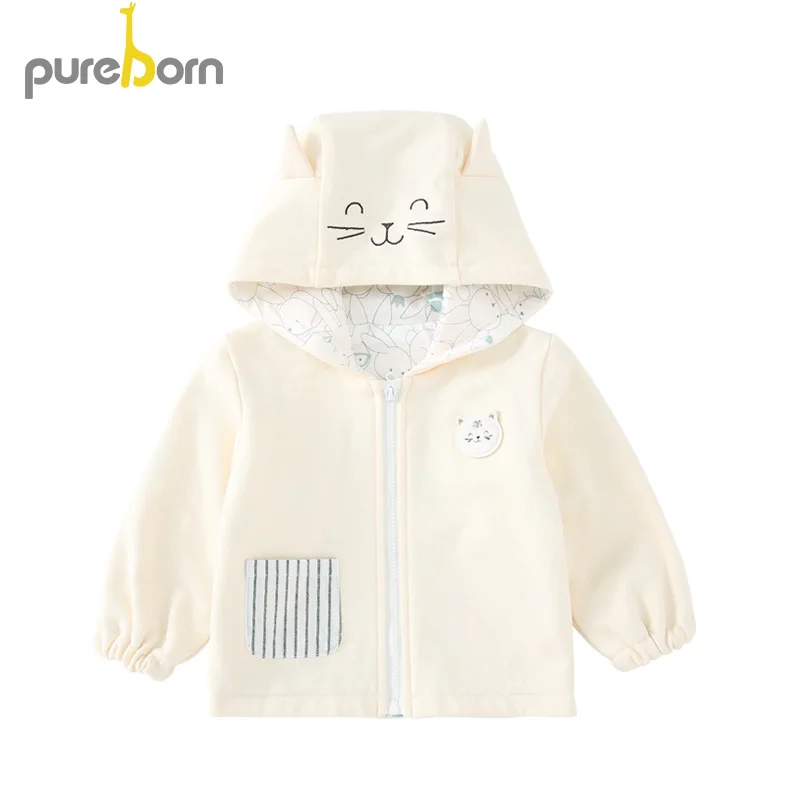pureborn Toddler Coat Cartoon Cat Hooded Cotton Lined Baby Girl Boy Winter Jacket Zip-up Kids Children Warm Clothes Outfit
pureborn Toddler Coat Cartoon Cat Hooded Cotton Lined Baby Girl Boy Winter Jacket Zip-up Kids Children Warm Clothes Outfit