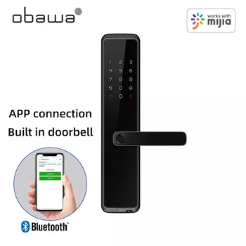Obawa Intelligent Fingerprint Door Lock Smart IC Card Digital Code Electronic Lock Security Xiaomi Mijia MiHome APP
Obawa Intelligent Fingerprint Door Lock Smart IC Card Digital Code Electronic Lock Security Xiaomi Mijia MiHome APP