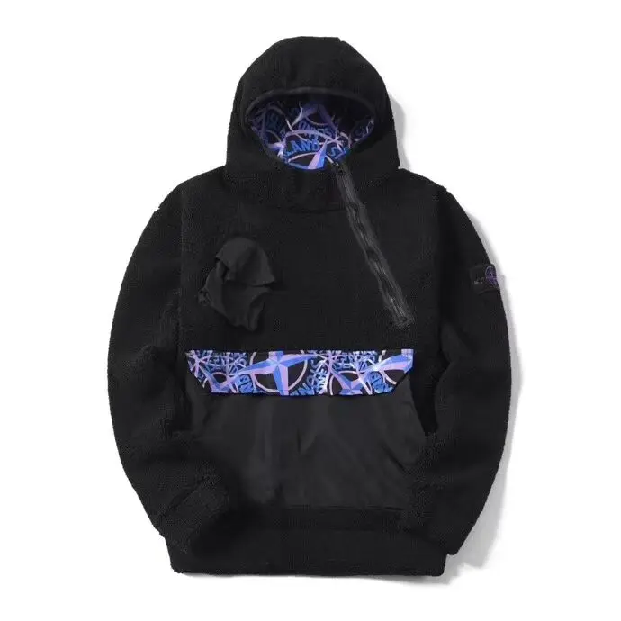 2021 ISLAND Winter Men STONE Thickened Plus Velvet Coats Male Contrast Stitching Irregular Couple Hooded Zipper Jackets
2021 ISLAND Winter Men STONE Thickened Plus Velvet Coats Male Contrast Stitching Irregular Couple Hooded Zipper Jackets