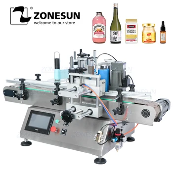ZONESUN TB-500 Sticker Disinfectant Liquid Soap Automatic Water Hand sanitizer Bottle Labeling Machines With Printer
ZONESUN TB-500 Sticker Disinfectant Liquid Soap Automatic Water Hand sanitizer Bottle Labeling Machines With Printer