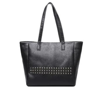 PU leather women fashion big casual tote handbag ladies shoulder rivet book bag female bolso mujer bolsa feminina for girls new
PU leather women fashion big casual tote handbag ladies shoulder rivet book bag female bolso mujer bolsa feminina for girls new