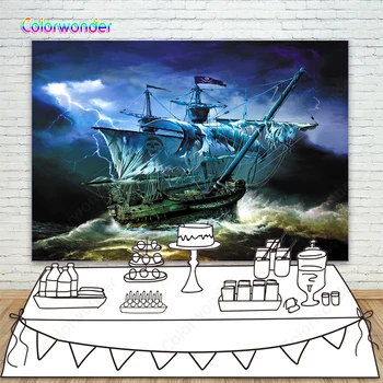 Pirate Ship Backdrops Ocean Wooden Sailboat Baby Children Kids Birthday Party Portrait Photo Photography Background Studio Props
Pirate Ship Backdrops Ocean Wooden Sailboat Baby Children Kids Birthday Party Portrait Photo Photography Background Studio Props