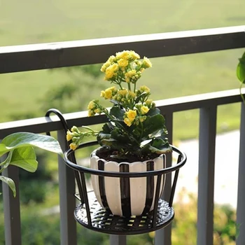 Flower Pot Stand Rack Metal Potting Bracket Plant Bracket Iron Fence Suspensible Anti-Rust Durable Steel Structure Bracket
Flower Pot Stand Rack Metal Potting Bracket Plant Bracket Iron Fence Suspensible Anti-Rust Durable Steel Structure Bracket