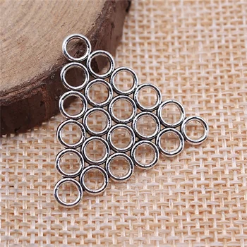 Wecharms 40pcs 240x29mm Charms Triangle Porous Earring Connector Antique Silver Color Metal Alloy Jewelry Findings Accessories
Wecharms 40pcs 240x29mm Charms Triangle Porous Earring Connector Antique Silver Color Metal Alloy Jewelry Findings Accessories