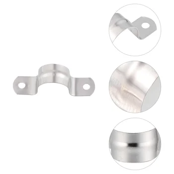 50Pcs Stainless Steel Tube Clamp Useful Sturdy Sliver Rigid Pipe Strap Clamp Tube Straps U-Tube Clamp for Petrochemical Plumbing
50Pcs Stainless Steel Tube Clamp Useful Sturdy Sliver Rigid Pipe Strap Clamp Tube Straps U-Tube Clamp for Petrochemical Plumbing