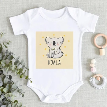 

Lively Lovely KOALA Animal Baby Girl Clothes Cheap Baby Boy Romper Onesize Casual Newborn Bodysuit Gym Vogue Ropa De Debe Niña