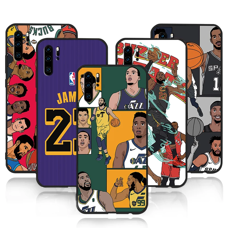 Для huawei P8 P9 P10 Lite Mini P20 P30 Pro Stephen Curry Kawhi Leonard силиконовый защитный чехол из ТПУ для