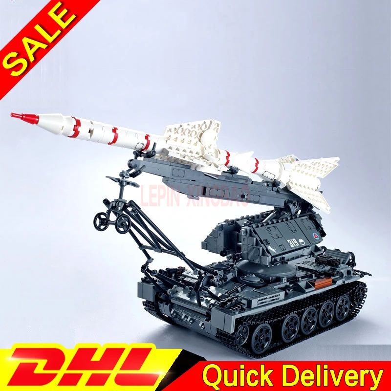 Xingbao 06003 Military kits The SA-2 Guideline Set Building Blocks Bricks Educational Boy`s leleings Toys Model Christmas Gifts
Xingbao 06003 Military kits The SA-2 Guideline Set Building Blocks Bricks Educational Boy`s leleings Toys Model Christmas Gifts