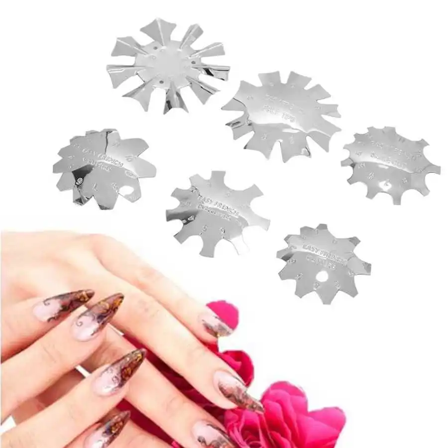 Newest 6pcs/1set Nail Art Edge Trimmer Nail Form Cutter Clipper Styling Nail Template Tools
Newest 6pcs/1set Nail Art Edge Trimmer Nail Form Cutter Clipper Styling Nail Template Tools