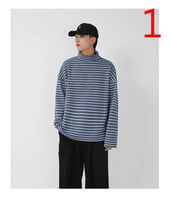 2019 autumn and winter new Korean long-sleeved T-shirt men's plus velvet striped bottoming shirt men
2019 autumn and winter new Korean long-sleeved T-shirt men's plus velvet striped bottoming shirt men