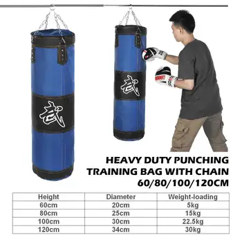 Empty Boxing Sand Bag Hanging Kick Sandbag Boxing Training Fight Karate Punch Punching with Chain Hook Carabiner
Empty Boxing Sand Bag Hanging Kick Sandbag Boxing Training Fight Karate Punch Punching with Chain Hook Carabiner