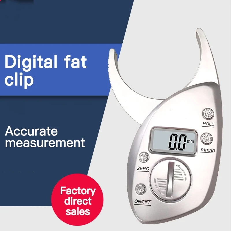 

Body Fat Caliper Tester Scales Fitness Monitors Analyzer Digital Skinfold Slimming Measuring instruments Electronic Fat Measure