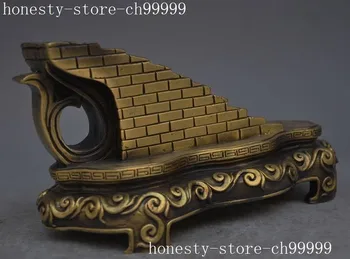 8" chinese folk brass wealth Onward and upward Success Auspicious lucky statue
8" chinese folk brass wealth Onward and upward Success Auspicious lucky statue