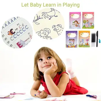 1 Set Learning Number Words Concave Magic Writing Paste Children Handwriting Copybook Practice Book Kids English Educationa Z1X7
1 Set Learning Number Words Concave Magic Writing Paste Children Handwriting Copybook Practice Book Kids English Educationa Z1X7