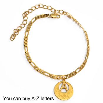 Anniyo 21cm + 10cm Extender Chain / A-Z Initial Anklet Letters Women Flower Alphabet Jewelry Gifts Foot Chain Girls #140721
Anniyo 21cm + 10cm Extender Chain / A-Z Initial Anklet Letters Women Flower Alphabet Jewelry Gifts Foot Chain Girls #140721