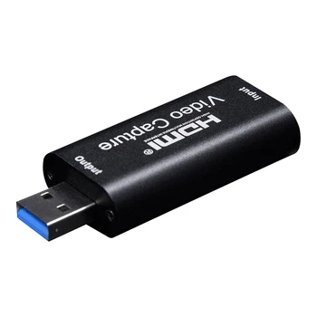 ALLOYSEED Mini USB 3.0 HDMI Capture Card Video Recorder Box for Camera Live Streaming PC Game Live Streaming Video Recorder Mic
ALLOYSEED Mini USB 3.0 HDMI Capture Card Video Recorder Box for Camera Live Streaming PC Game Live Streaming Video Recorder Mic