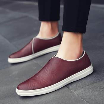 Hot Sale Leather Shoes Men Anti Slip Casual Shoes Men Good Quality Luxury Brand Men Shoes Hard-Wearing Slip On Flats Footwear
Hot Sale Leather Shoes Men Anti Slip Casual Shoes Men Good Quality Luxury Brand Men Shoes Hard-Wearing Slip On Flats Footwear