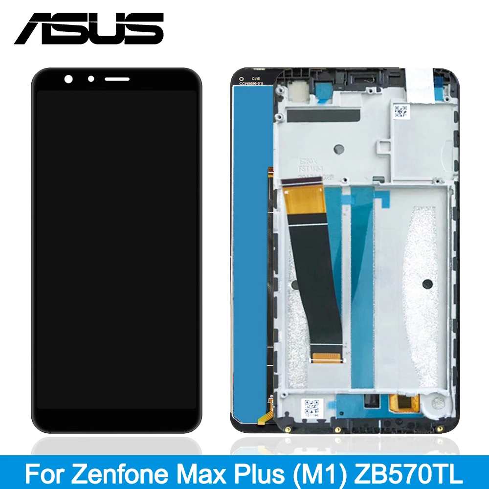 

5.7" For ASUS ZenFone Max Plus M1 X018DC ZB570TL LCD Touch Screen Digitizer With Frame For Pegasus 4S ZB570TL X018D Display