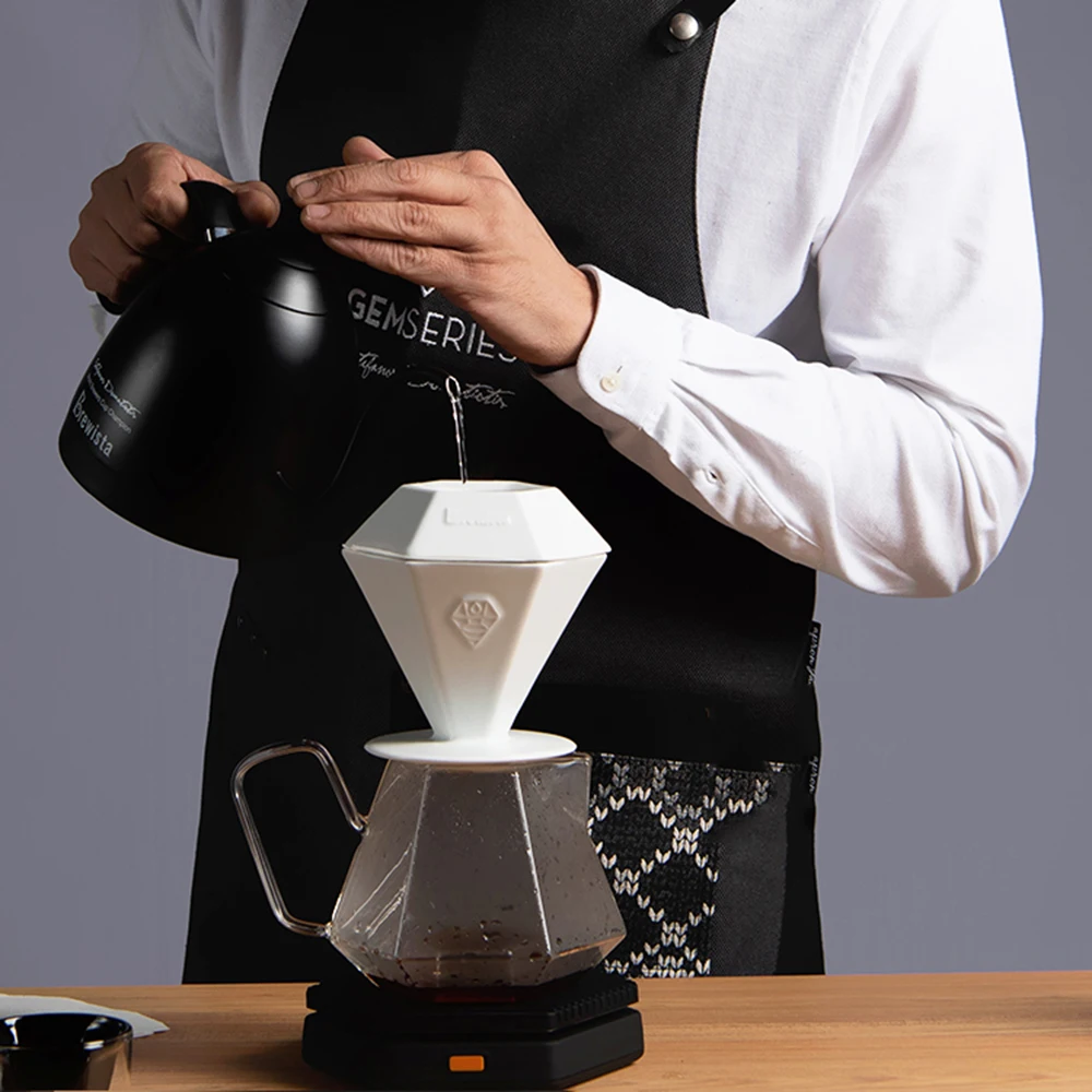 Brewista Coffee Pot Heat-resistant Glass Hand-made Coffees Sharing Pot V60 Spiral Filter Cup 2-4 Cups Coffee Drip Machine
Brewista Coffee Pot Heat-resistant Glass Hand-made Coffees Sharing Pot V60 Spiral Filter Cup 2-4 Cups Coffee Drip Machine
