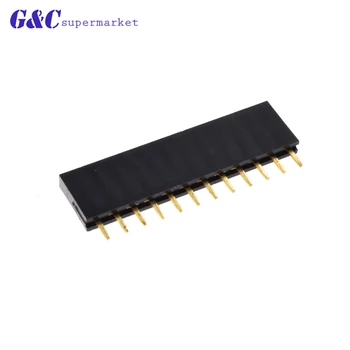 10/20/50/100PCS 12 Pin Header Strip 2.54mm 12pin Single Row Straight Female diy electronics
10/20/50/100PCS 12 Pin Header Strip 2.54mm 12pin Single Row Straight Female diy electronics