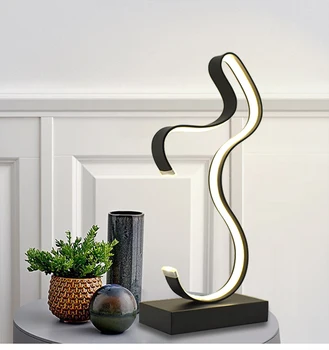 Modern Simple Profiled Aluminum Desk Lamp LED Night Light Metal Light Home Decorative Bed Side Hall Bedroom Lamps Lamp Table 
Modern Simple Profiled Aluminum Desk Lamp LED Night Light Metal Light Home Decorative Bed Side Hall Bedroom Lamps Lamp Table