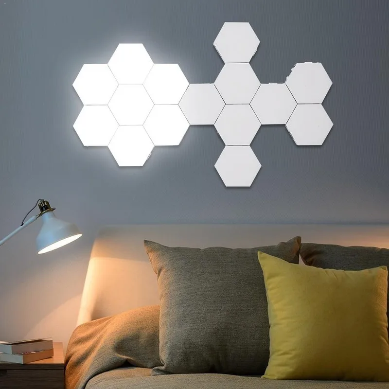 LED Touch Hexagonal Room Lighting Decoration Creative DIY Christmas Day Quantum Lighting Magnetic Sensor Indoor Night Light
LED Touch Hexagonal Room Lighting Decoration Creative DIY Christmas Day Quantum Lighting Magnetic Sensor Indoor Night Light